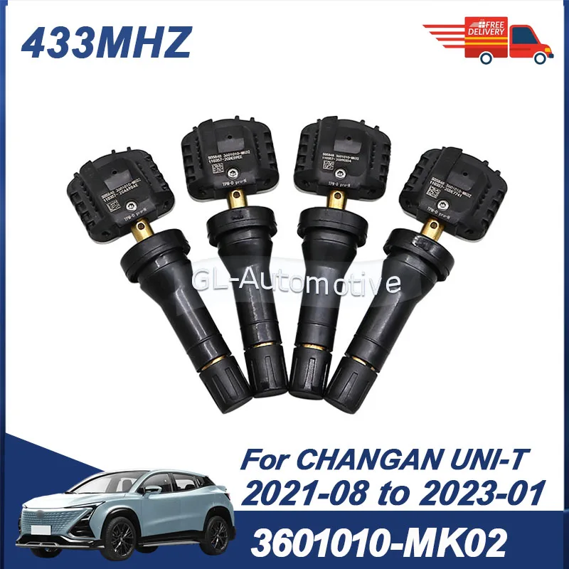 4 шт. 3601010-MK02 Датчик давления в шинах TPMS для CHANGAN UNI-T 2021-2023 UNI-T iDD 2023-2024 433 МГц
4 шт. 3601010-MK02 Датчик давления в шинах TPMS для CHANGAN UNI-T 2021-2023 UNI-T iDD 2023-2024 433 МГц