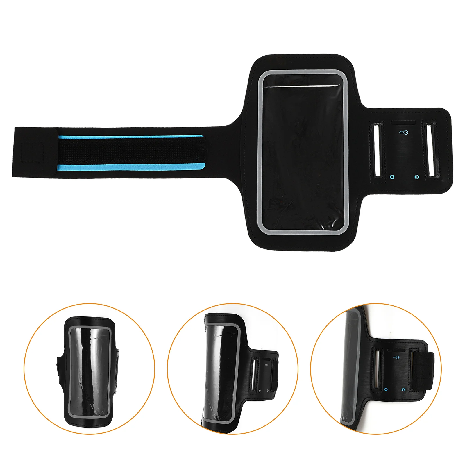 Running Sports Mobile Phone ArmBand Case General Fitness Gym Bag Arm band Men Women Wrist Arm Bag for Phone within 6 Inch (Black
Running Sports Mobile Phone ArmBand Case General Fitness Gym Bag Arm band Men Women Wrist Arm Bag for Phone within 6 Inch (Black