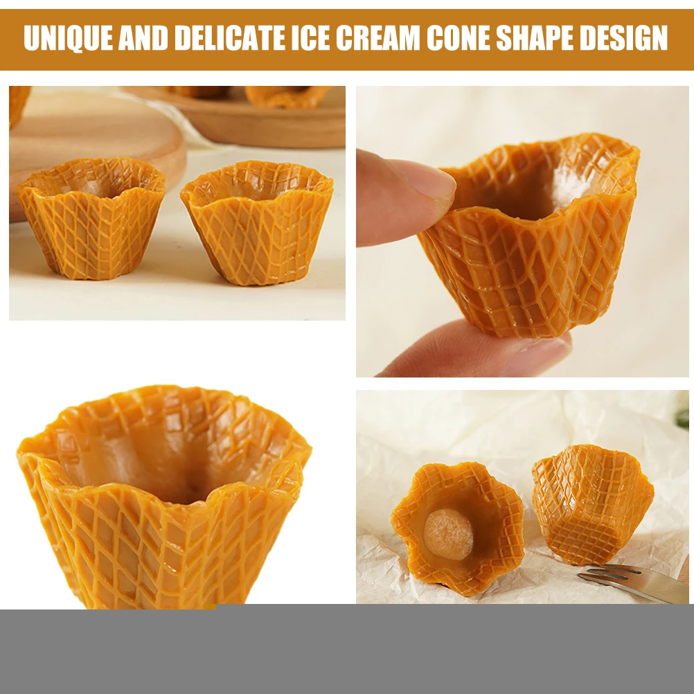 12 Pcs Simulated Ice Cream Cone Hairband Decor Charms for Jewelry Making Clip DIY Empty Model Toy
12 Pcs Simulated Ice Cream Cone Hairband Decor Charms for Jewelry Making Clip DIY Empty Model Toy