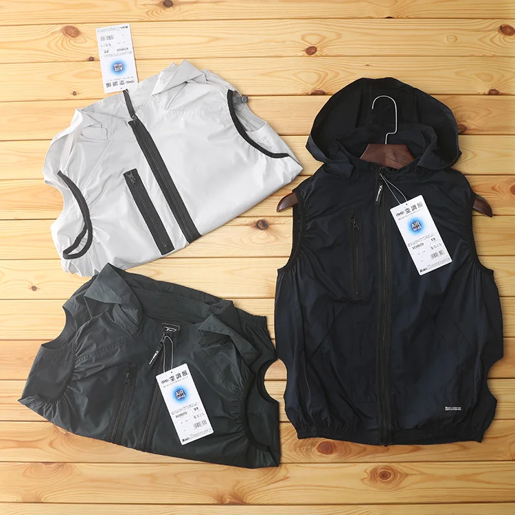 Pure Cotton Summer Outdoor Cooling Fan Vest Men's Hooded Jaet Faionable Urban Sle Casual Loose Fit Air Conditioning irt
Pure Cotton Summer Outdoor Cooling Fan Vest Men's Hooded Jaet Faionable Urban Sle Casual Loose Fit Air Conditioning irt