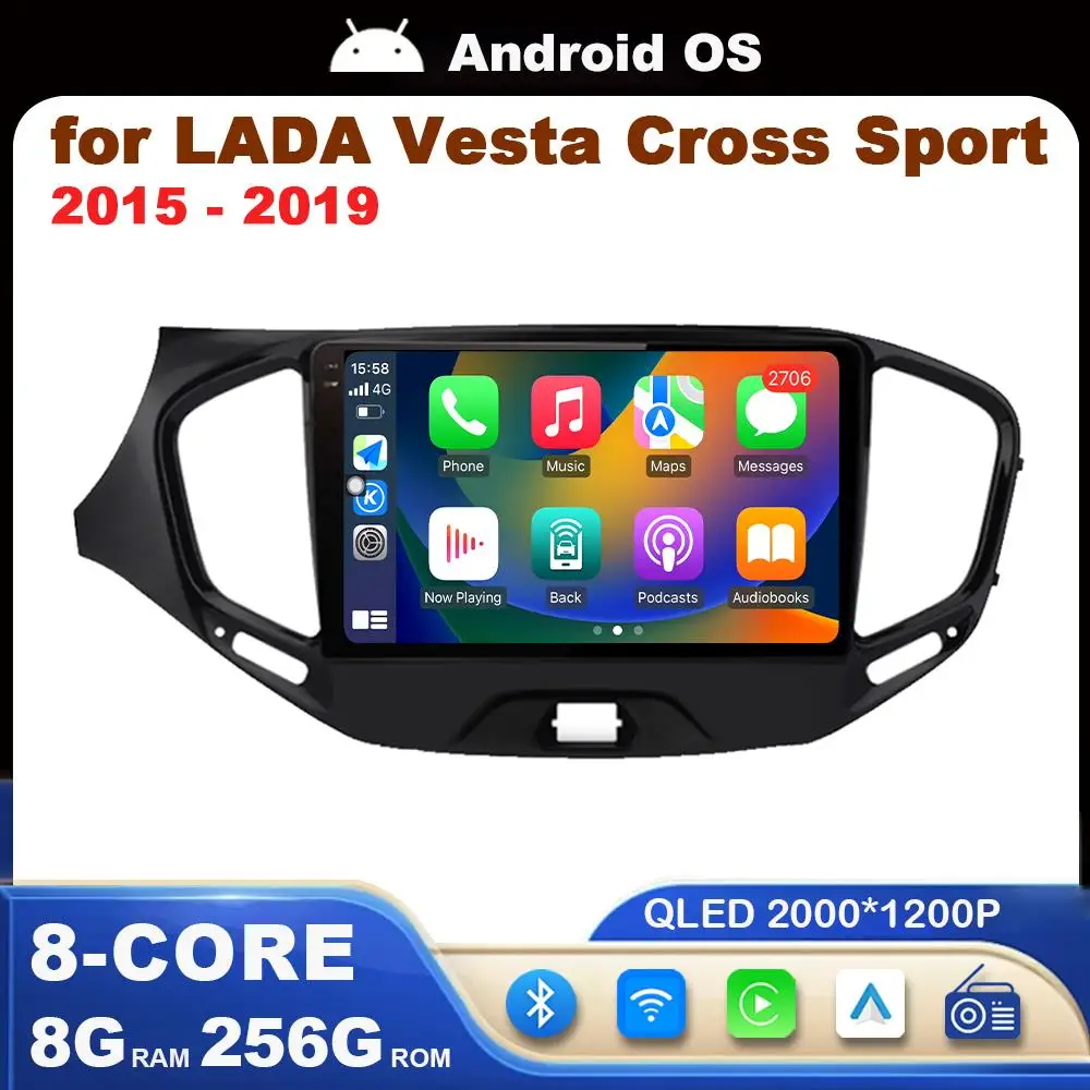 WiFi Touch Screen GPS 4G Android System Carplay Car Video Multimedia Player for LADA Vesta Cross Sport 2015 2016 2017 2018 2019
WiFi Touch Screen GPS 4G Android System Carplay Car Video Multimedia Player for LADA Vesta Cross Sport 2015 2016 2017 2018 2019