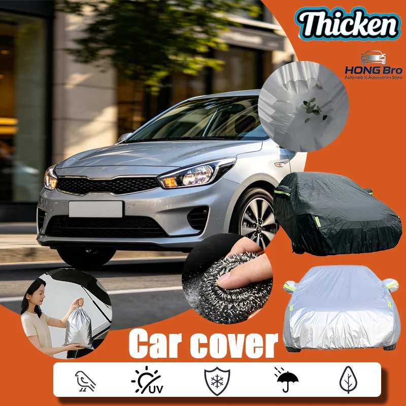 For Kia Rio 1 2 3 4 Outdoor Full Car Covers Snow Cover, Sunshade, Waterproof & Dustproof, Exterior Auto Protection
For Kia Rio 1 2 3 4 Outdoor Full Car Covers Snow Cover, Sunshade, Waterproof & Dustproof, Exterior Auto Protection