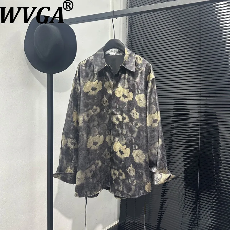 WVGA Men's Spring New Vintage Distressed Style Printed Loose Long-sleeve Shirts Niche Chic Casual High-end Turn-down Tops W21787
WVGA Men's Spring New Vintage Distressed Style Printed Loose Long-sleeve Shirts Niche Chic Casual High-end Turn-down Tops W21787