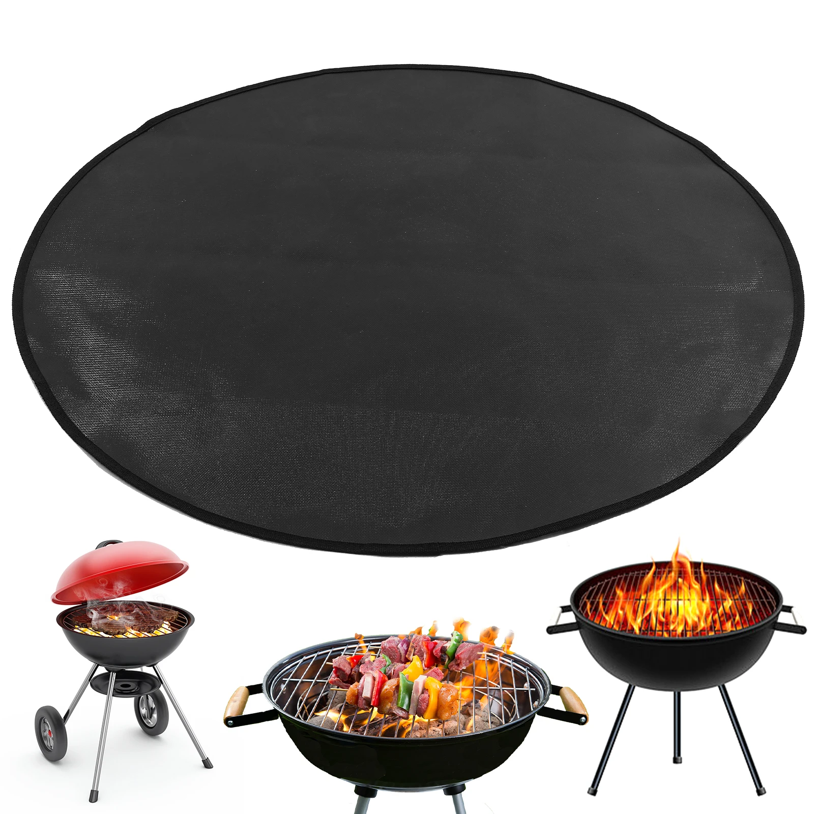 Fireproof Mat Round Fire Pit Mats for Under Grill Deck Protector Heat Resistant Stove Fireplace BBQ Large Diameter Easy Storage
Fireproof Mat Round Fire Pit Mats for Under Grill Deck Protector Heat Resistant Stove Fireplace BBQ Large Diameter Easy Storage