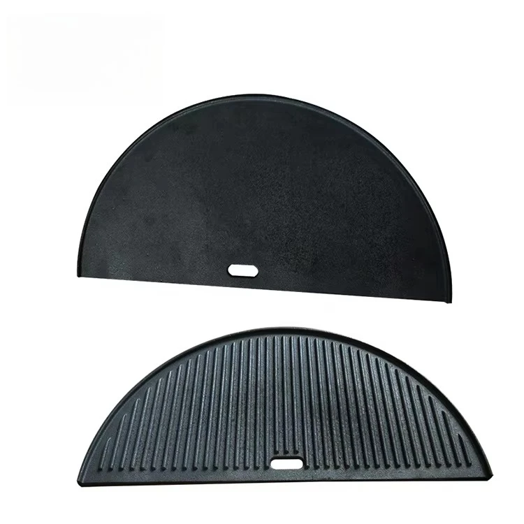 Steel Egg BBQ Charcoal Ceramic Grill Accessories, Cast Iron Flat Half Grill and Half Grill, Half Moon Grill
Steel Egg BBQ Charcoal Ceramic Grill Accessories, Cast Iron Flat Half Grill and Half Grill, Half Moon Grill
