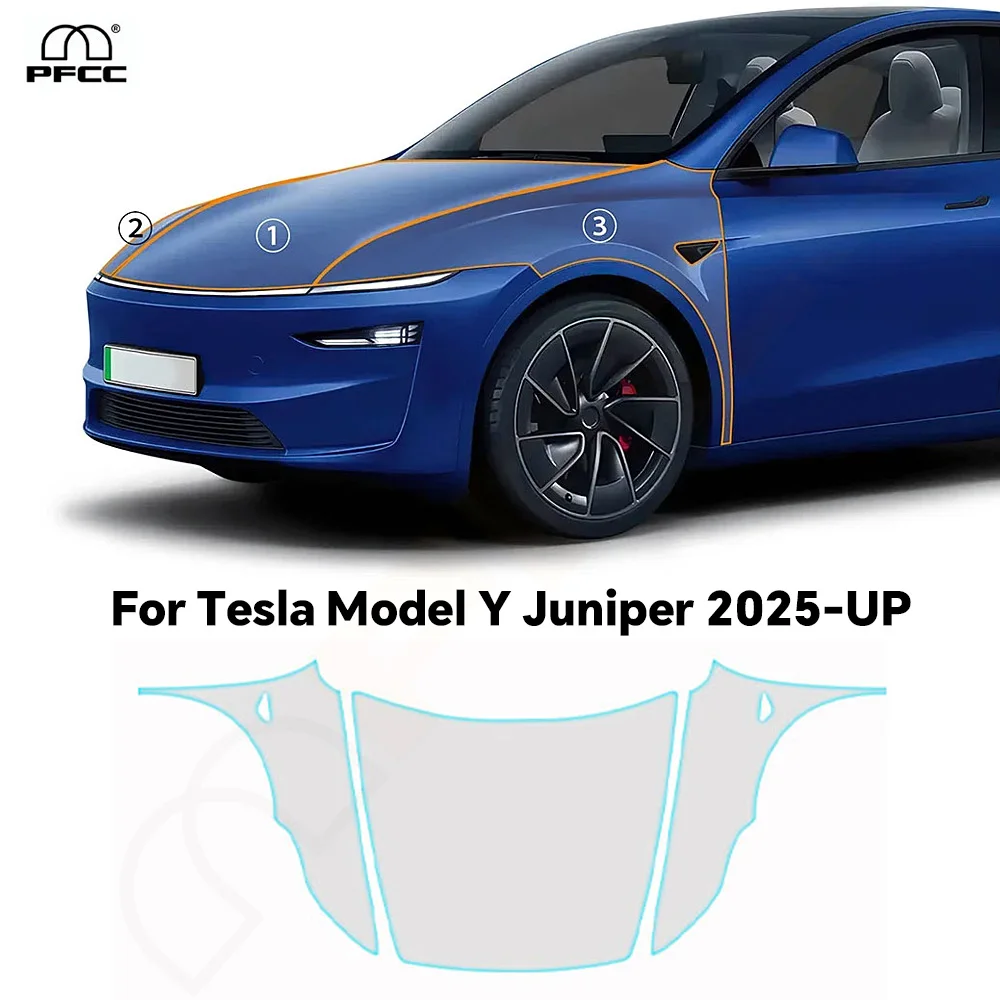 For Tesla Model Y Juniper 2025 2026 9Mil TPU Paint Protection Film Car Hood Fender Pre-cut PPFAnti-Scratch Clear Bra Resistant Car Accessories
For Tesla Model Y Juniper 2025 2026 9Mil TPU Paint Protection Film Car Hood Fender Pre-cut PPFAnti-Scratch Clear Bra Resistant Car Accessories