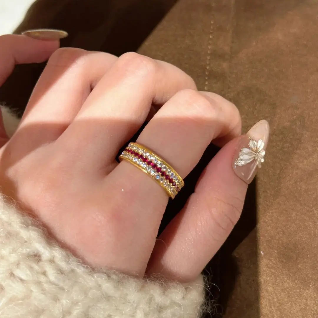 Luxury Red/Purple Cubic Zircon Wedding Ring Sterling Silver Plated Jewelry for Women Men Wedding Engagement Accessories
Luxury Red/Purple Cubic Zircon Wedding Ring Sterling Silver Plated Jewelry for Women Men Wedding Engagement Accessories