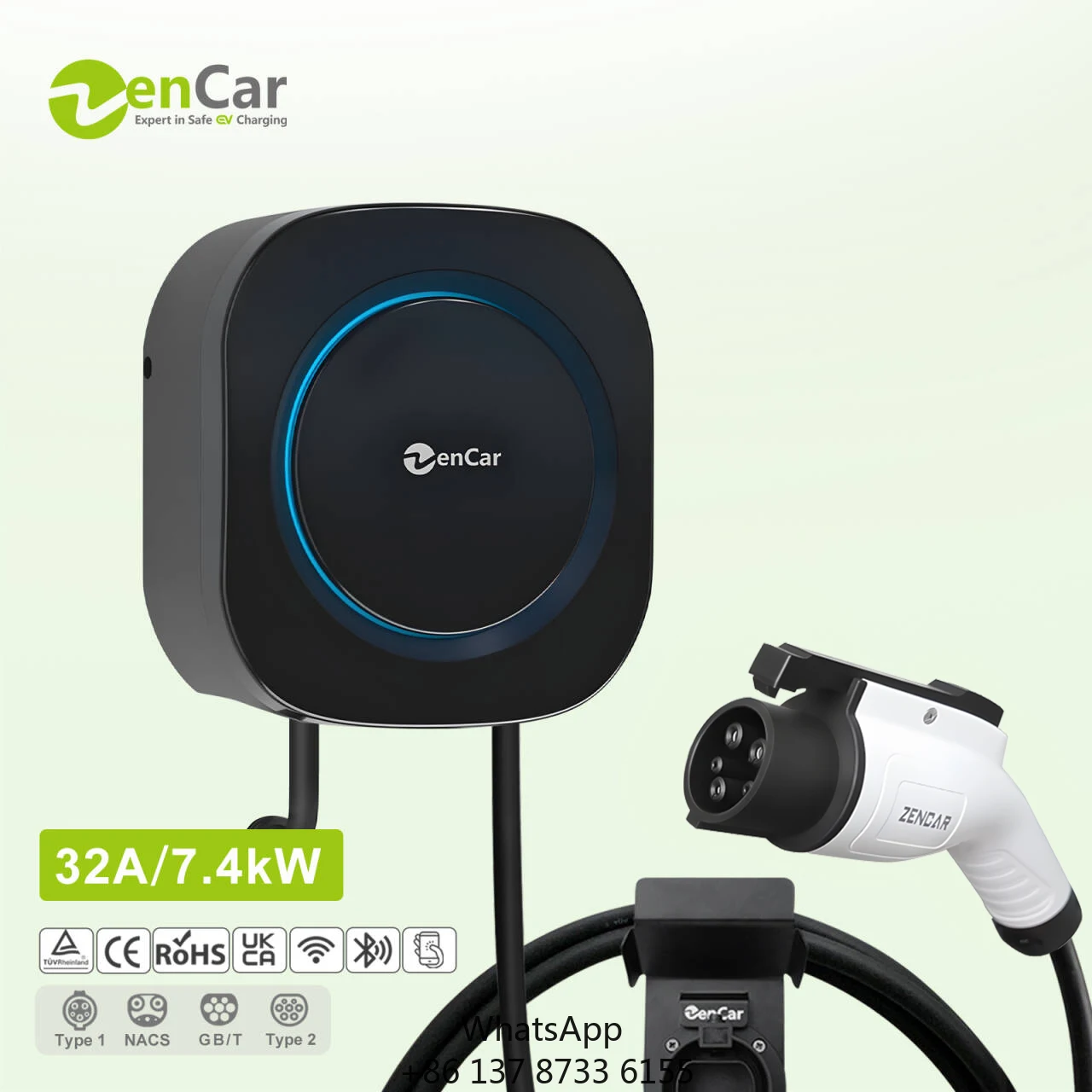 7kw Ev Charging Station 32A Type 1 Plug 220V With Leakage Protection Wifi App RFID Card With TUV CE Certificate Sae J1772
7kw Ev Charging Station 32A Type 1 Plug 220V With Leakage Protection Wifi App RFID Card With TUV CE Certificate Sae J1772