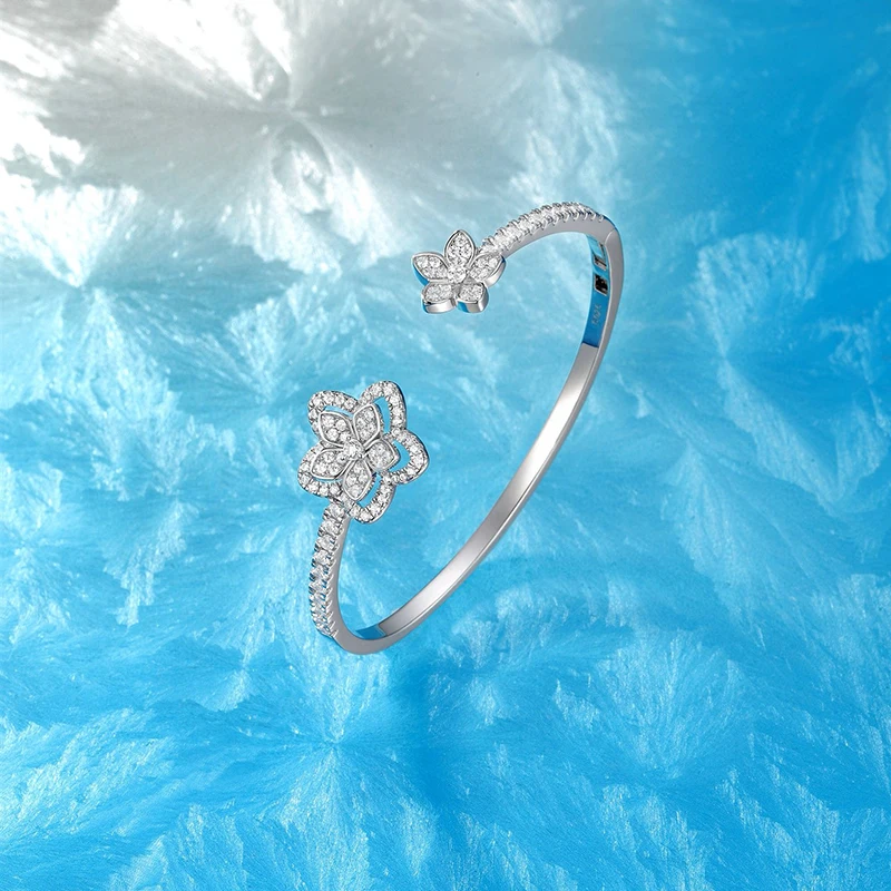 Pure 925 Sterling Silver Jewelry For Women Fashion Party Cherry Flower Bangle Cuff Bangle Wedding Jewelry Open Bracelet
Pure 925 Sterling Silver Jewelry For Women Fashion Party Cherry Flower Bangle Cuff Bangle Wedding Jewelry Open Bracelet