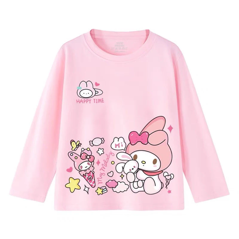 2024 New My Melody Girls Long Sleeve T-Shirt Kawaii Anime Children Autumn Winter Base T-Shirt Cartoon Cute Clothes Gift for Kids
2024 New My Melody Girls Long Sleeve T-Shirt Kawaii Anime Children Autumn Winter Base T-Shirt Cartoon Cute Clothes Gift for Kids