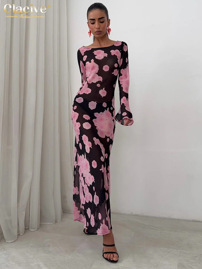 Clacive Fashion Loose Print Women Dress Autumn O-Neck Long Sleeve Ankle Length Dresses Elegant Classic Female Dress Streetwear
Clacive Fashion Loose Print Women Dress Autumn O-Neck Long Sleeve Ankle Length Dresses Elegant Classic Female Dress Streetwear