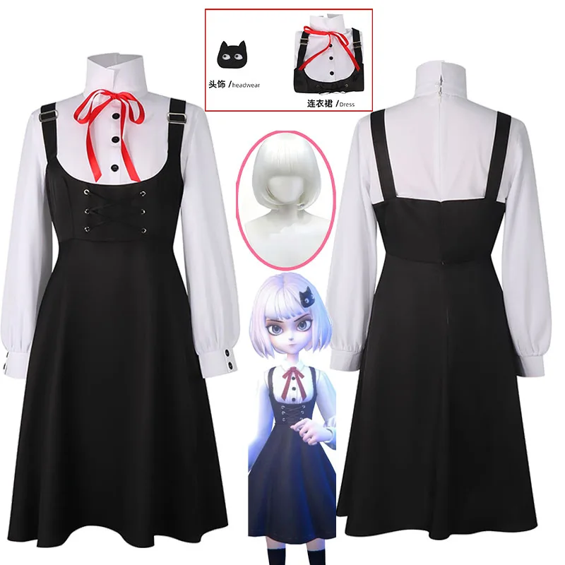 WHH Anime Game Mia Cosplay Costume Black White Dress Tombb Elegant Nice Stitching outfits Women Buste Halloween highly restored
WHH Anime Game Mia Cosplay Costume Black White Dress Tombb Elegant Nice Stitching outfits Women Buste Halloween highly restored
