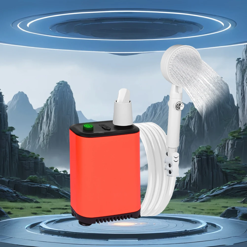 Outdoor Camp Shower 2000mAh Shower Pump IPX7 Waterproof Electric Shower Pump Rechargeable for Camping Hiking Traveling
Outdoor Camp Shower 2000mAh Shower Pump IPX7 Waterproof Electric Shower Pump Rechargeable for Camping Hiking Traveling