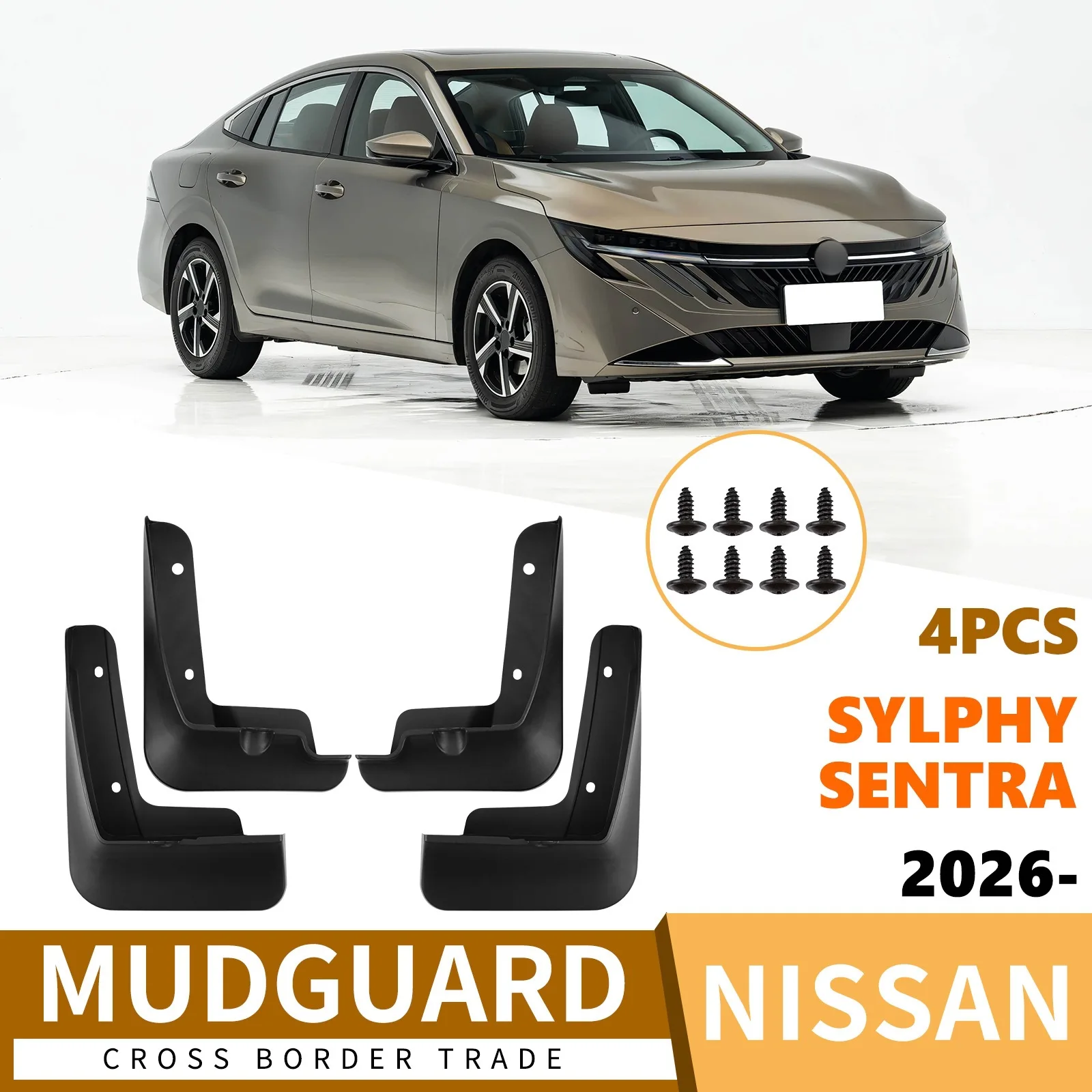 For 2026 Nissan Sylphy Sentra Mud Flaps Splash Guards
For 2026 Nissan Sylphy Sentra Mud Flaps Splash Guards