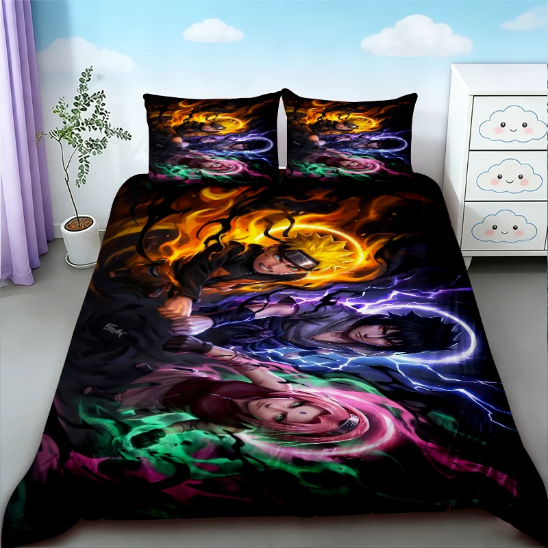 Duvet Cover Naruto Set Anime Print Pillowcase Quilt Cover Bedding Bag Set Queen King Size Digital Printing Kids best gifts
Duvet Cover Naruto Set Anime Print Pillowcase Quilt Cover Bedding Bag Set Queen King Size Digital Printing Kids best gifts