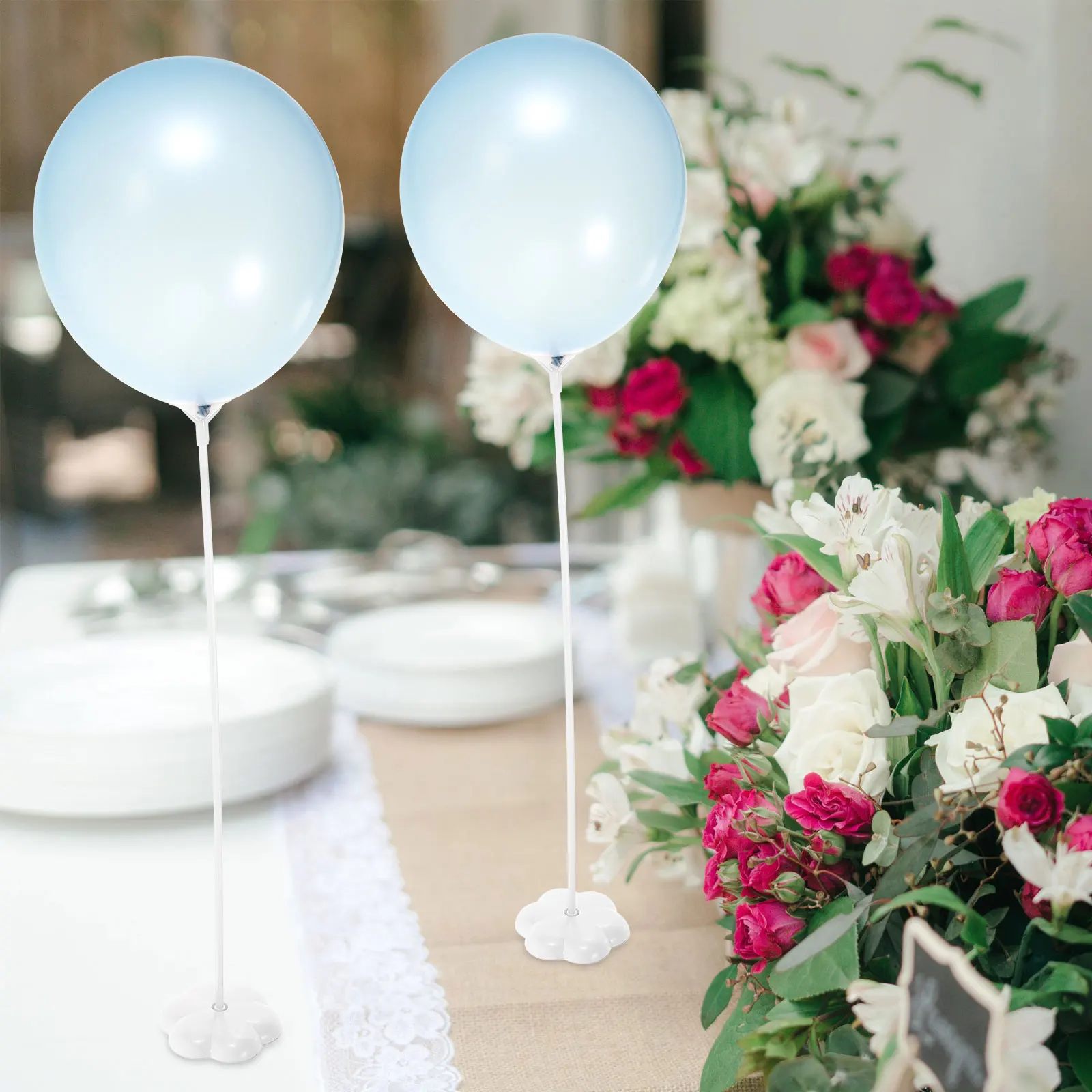 50 Pcs Balloon Base Sticks and Holders Balloons Stand Table Party Reusable Wands for Parties Plastic with Banquet
50 Pcs Balloon Base Sticks and Holders Balloons Stand Table Party Reusable Wands for Parties Plastic with Banquet
