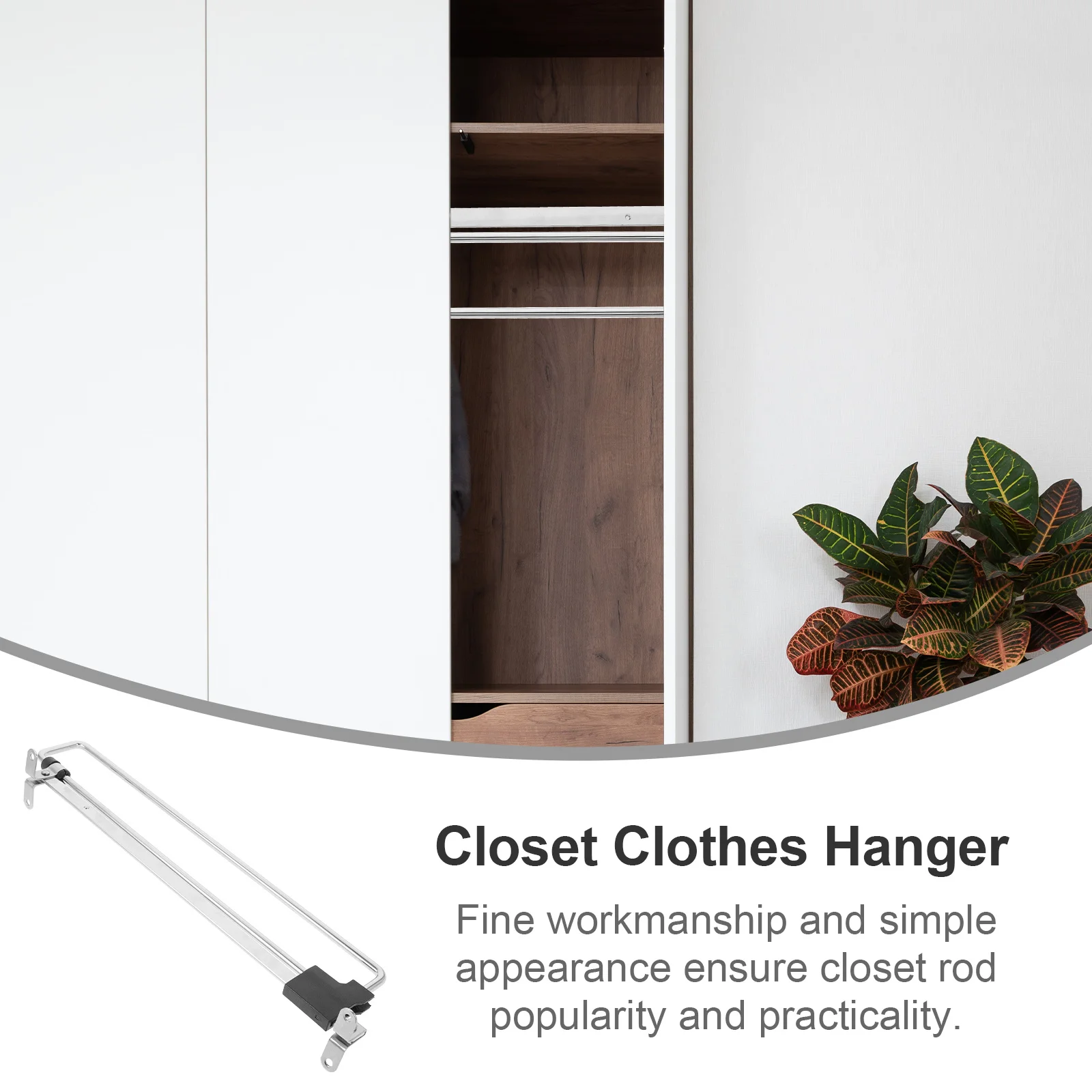Closet Clothes Hanger Rod Heavy Duty Retractable Iron Wardrobe Bar Extendable Clothes Rail Closet Organizer Wardrobe Bar
Closet Clothes Hanger Rod Heavy Duty Retractable Iron Wardrobe Bar Extendable Clothes Rail Closet Organizer Wardrobe Bar