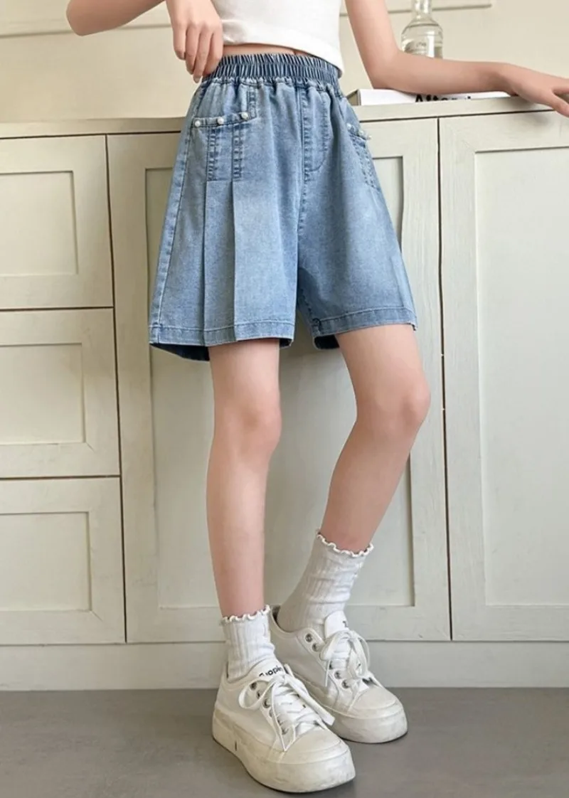 Girl's Lightweight Denim Shorts Summer 2026 New Style Loose Fit Mid Length Casual Wear Stylish Summer Outfit
Girl's Lightweight Denim Shorts Summer 2026 New Style Loose Fit Mid Length Casual Wear Stylish Summer Outfit