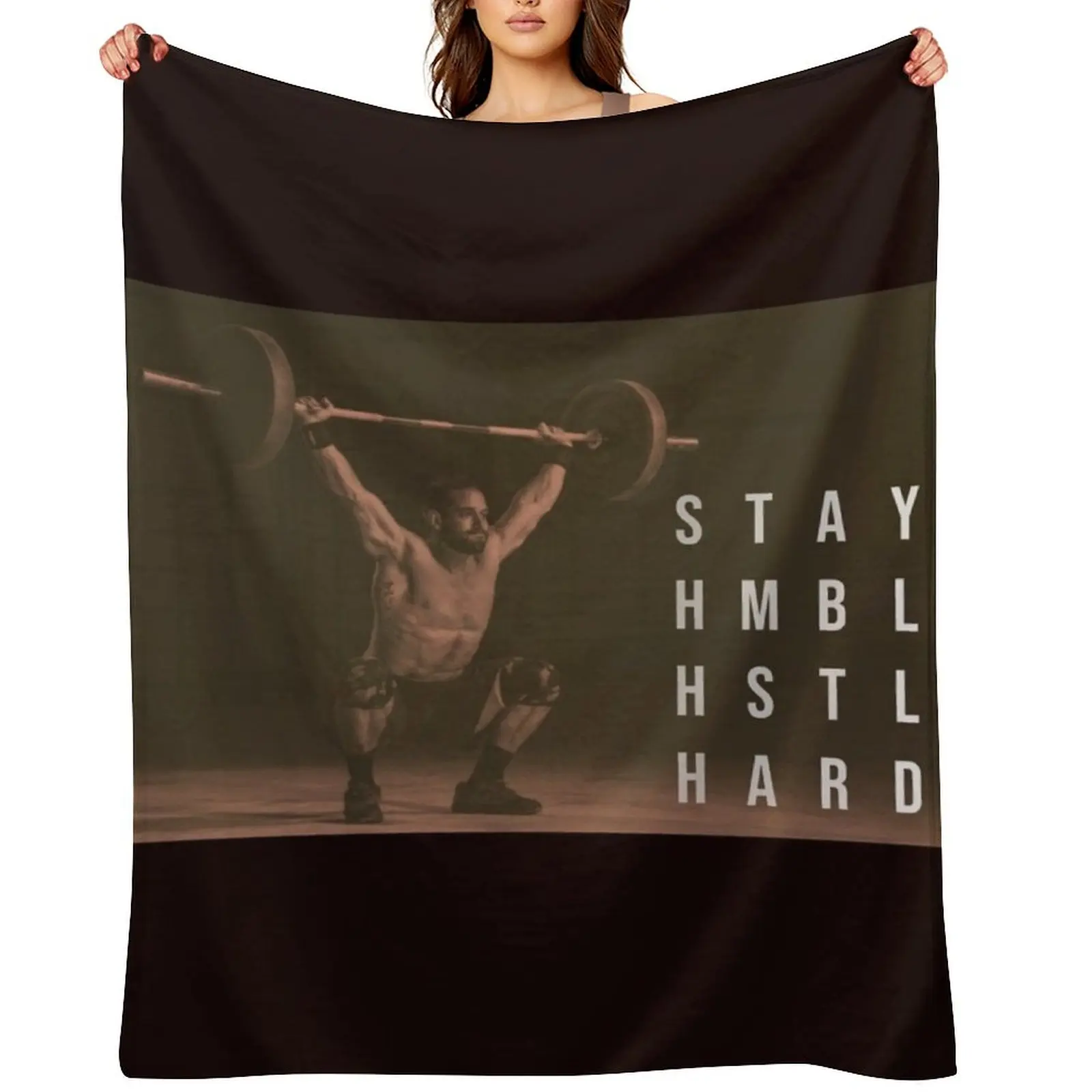 Rich Froning - CrossFit - Stay Humble. Hustle Hard. - SHHH Throw Blanket Soft Big Soft Soft Plush Plaid Blankets
Rich Froning - CrossFit - Stay Humble. Hustle Hard. - SHHH Throw Blanket Soft Big Soft Soft Plush Plaid Blankets