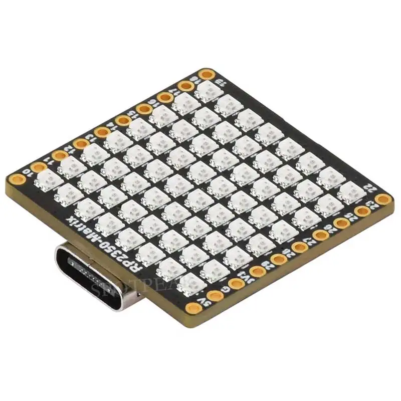 Raspberry Pi Pico 2 RP2350-Matrix Development Board QMI8658 6-Axis Sensor 8×8 RGB LED Matrix
Raspberry Pi Pico 2 RP2350-Matrix Development Board QMI8658 6-Axis Sensor 8×8 RGB LED Matrix