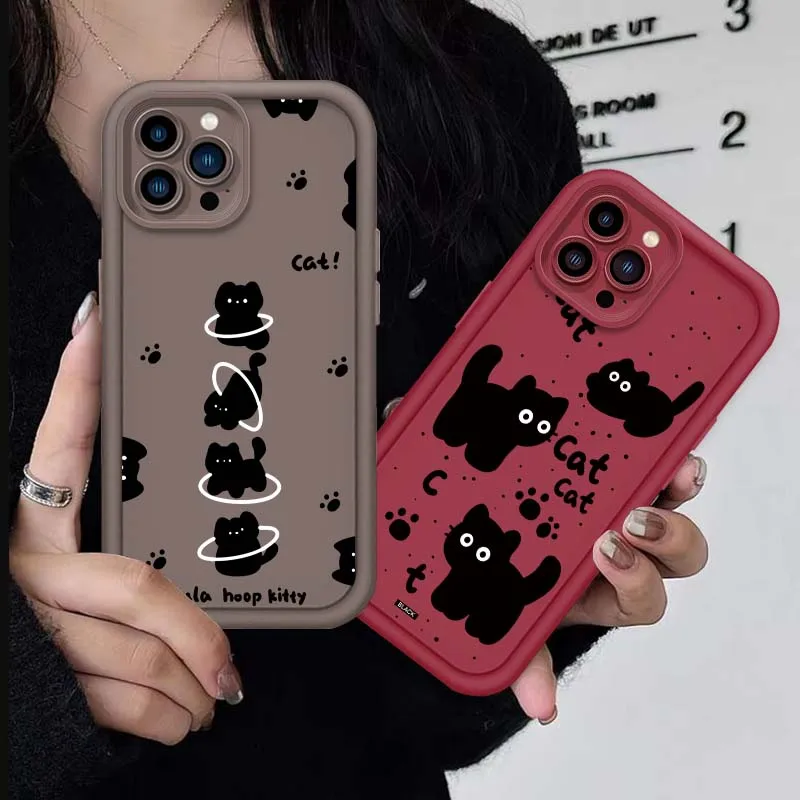 Cartoon Anime Cat Design For Apple iPhone 16 15 14 13 12 11 Pro Max Plus Eye Ladder Soft TPU Silicone Cover Phone Case
Cartoon Anime Cat Design For Apple iPhone 16 15 14 13 12 11 Pro Max Plus Eye Ladder Soft TPU Silicone Cover Phone Case