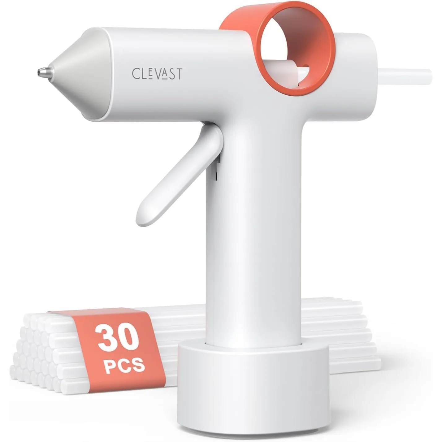 Cordless Hot Glue Gun, 5000mAh Rechargeable Mini Glue Gun with 30 Glue Sticks, 40s Fast Heating, Anti-Drip, Auto Shut-Off for
Cordless Hot Glue Gun, 5000mAh Rechargeable Mini Glue Gun with 30 Glue Sticks, 40s Fast Heating, Anti-Drip, Auto Shut-Off for