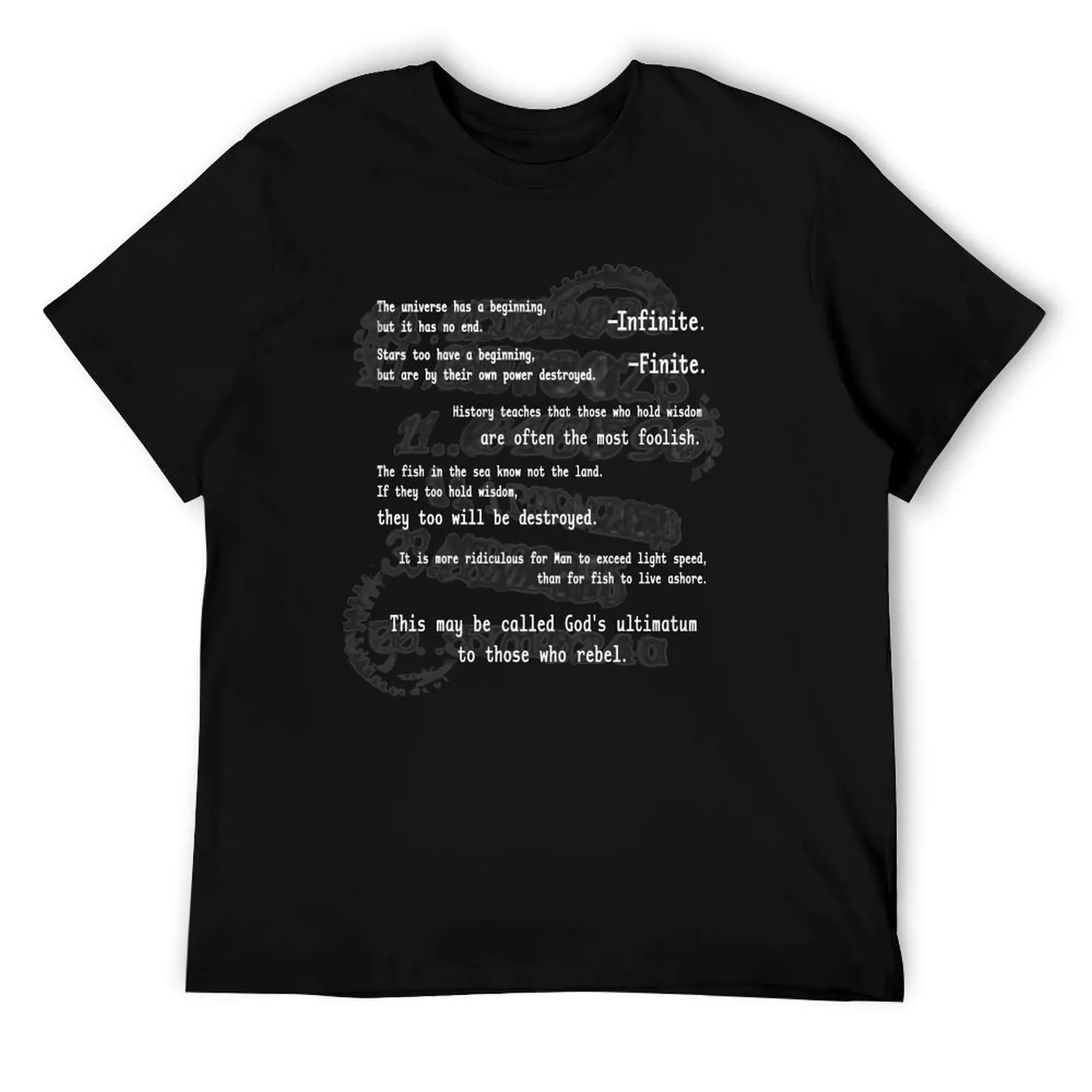 Inverted Steins;Gate VN Intro Monologue T-Shirt printed t shirts for man t shirts for man graphic tees T-Shirt
Inverted Steins;Gate VN Intro Monologue T-Shirt printed t shirts for man t shirts for man graphic tees T-Shirt