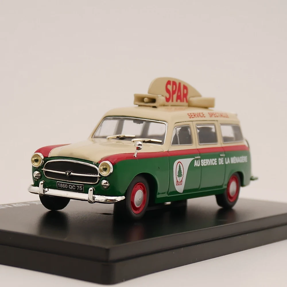 Литой под давлением Ixo 1:43 масштаб PEUGEOT 403 BREAK SPAR модель автомобиля из сплава Коллекционная игрушка в подарок сувенир дисплей орнамент
Литой под давлением Ixo 1:43 масштаб PEUGEOT 403 BREAK SPAR модель автомобиля из сплава Коллекционная игрушка в подарок сувенир дисплей орнамент