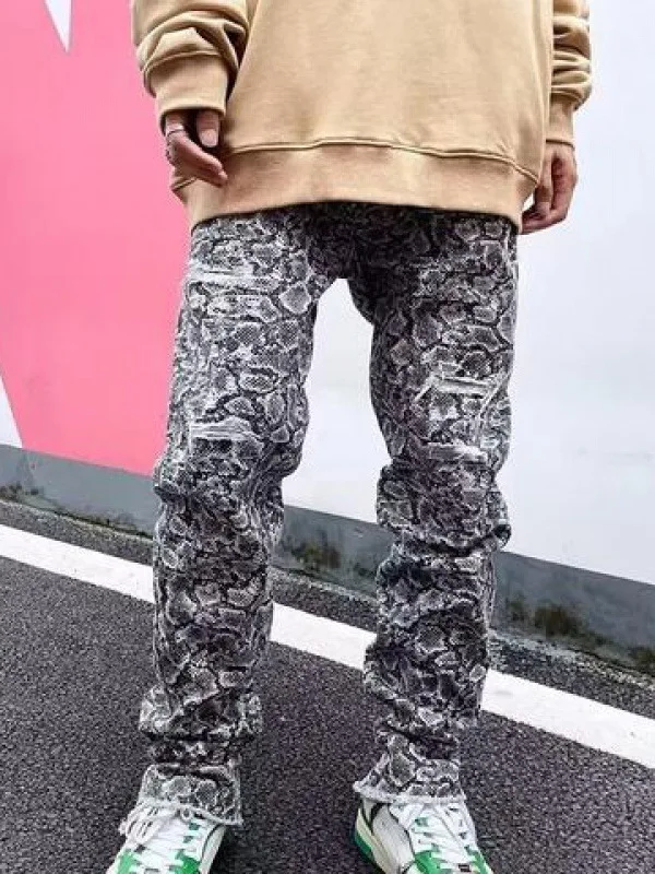 Loose Straight Leg Men's Jeans High Street Zipper Denim Pants Casual Comfortable Fit mid Waist Cotton Blend 3D Effect
Loose Straight Leg Men's Jeans High Street Zipper Denim Pants Casual Comfortable Fit mid Waist Cotton Blend 3D Effect
