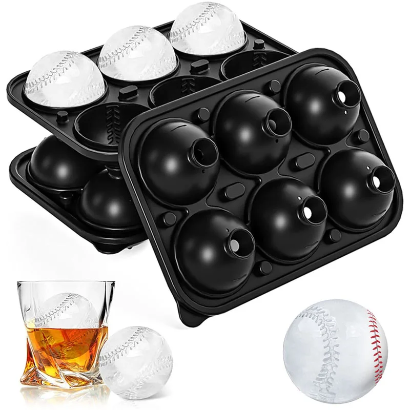 3D Baseball Silicone Ice Making Mold Comes with a Funnel Production 2.2-inch Large Baseball Silicone Ice Mold for Whiskey
3D Baseball Silicone Ice Making Mold Comes with a Funnel Production 2.2-inch Large Baseball Silicone Ice Mold for Whiskey