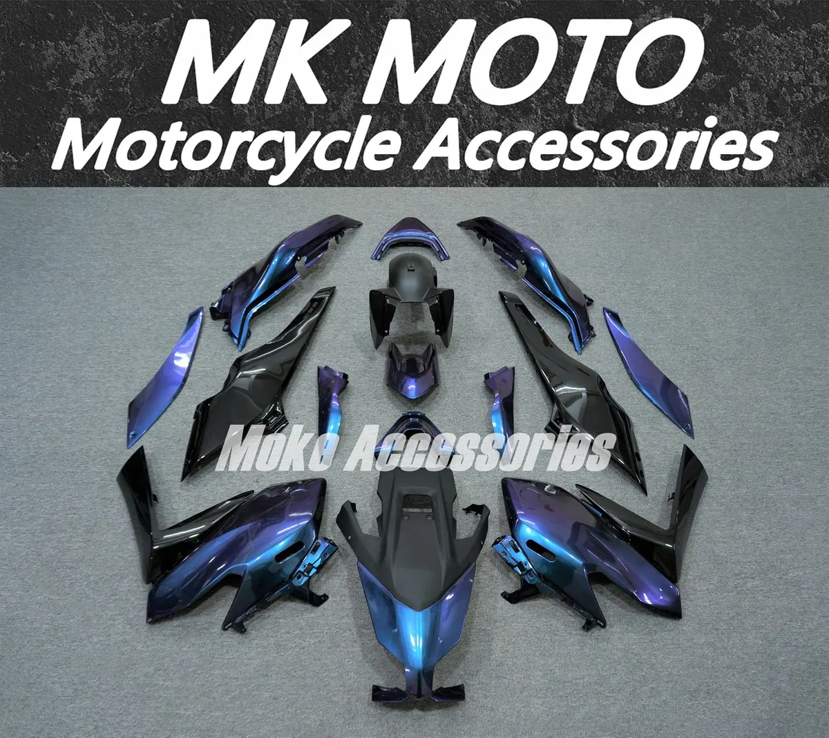 Moke moto Motorcycle Fairings Kit Fit For T-max 560 2025 Bodywork Set Abs High Quality Injection Blue purple Chameleon
Moke moto Motorcycle Fairings Kit Fit For T-max 560 2025 Bodywork Set Abs High Quality Injection Blue purple Chameleon