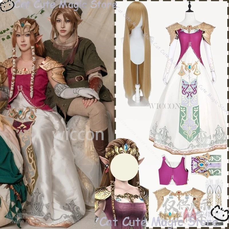 Anime Game Princess Cosplay Cartoon Traditional Print Retro Elegant Long Dress Lolita Clothes Wig Prop Comic Con Suit Customized
Anime Game Princess Cosplay Cartoon Traditional Print Retro Elegant Long Dress Lolita Clothes Wig Prop Comic Con Suit Customized