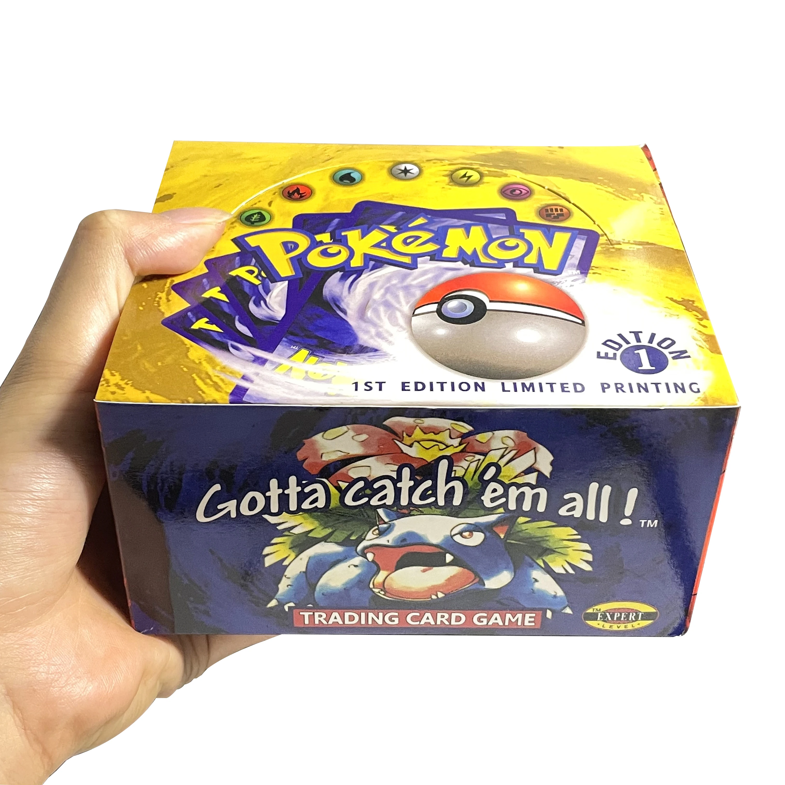 PKM Card English 1ST Ed Base Set Packs - Charizard Blastoise Venusaur Light (X1) (X3) (X5) RARE Art Set TCG Tradable Game Cards
PKM Card English 1ST Ed Base Set Packs - Charizard Blastoise Venusaur Light (X1) (X3) (X5) RARE Art Set TCG Tradable Game Cards