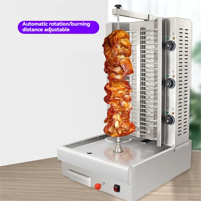 Premium Full Automatic Shawarma Machine Stainless Steel Chicken Kebab Grill for Restaurants Commercial Gas Shawarma Machine
Premium Full Automatic Shawarma Machine Stainless Steel Chicken Kebab Grill for Restaurants Commercial Gas Shawarma Machine