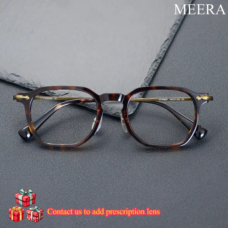 OTW6024 Square Acetate Titanium Glasses Frame High Quality Optical Glasses Men Women Spectacles Titanium Eyewear Frame
OTW6024 Square Acetate Titanium Glasses Frame High Quality Optical Glasses Men Women Spectacles Titanium Eyewear Frame