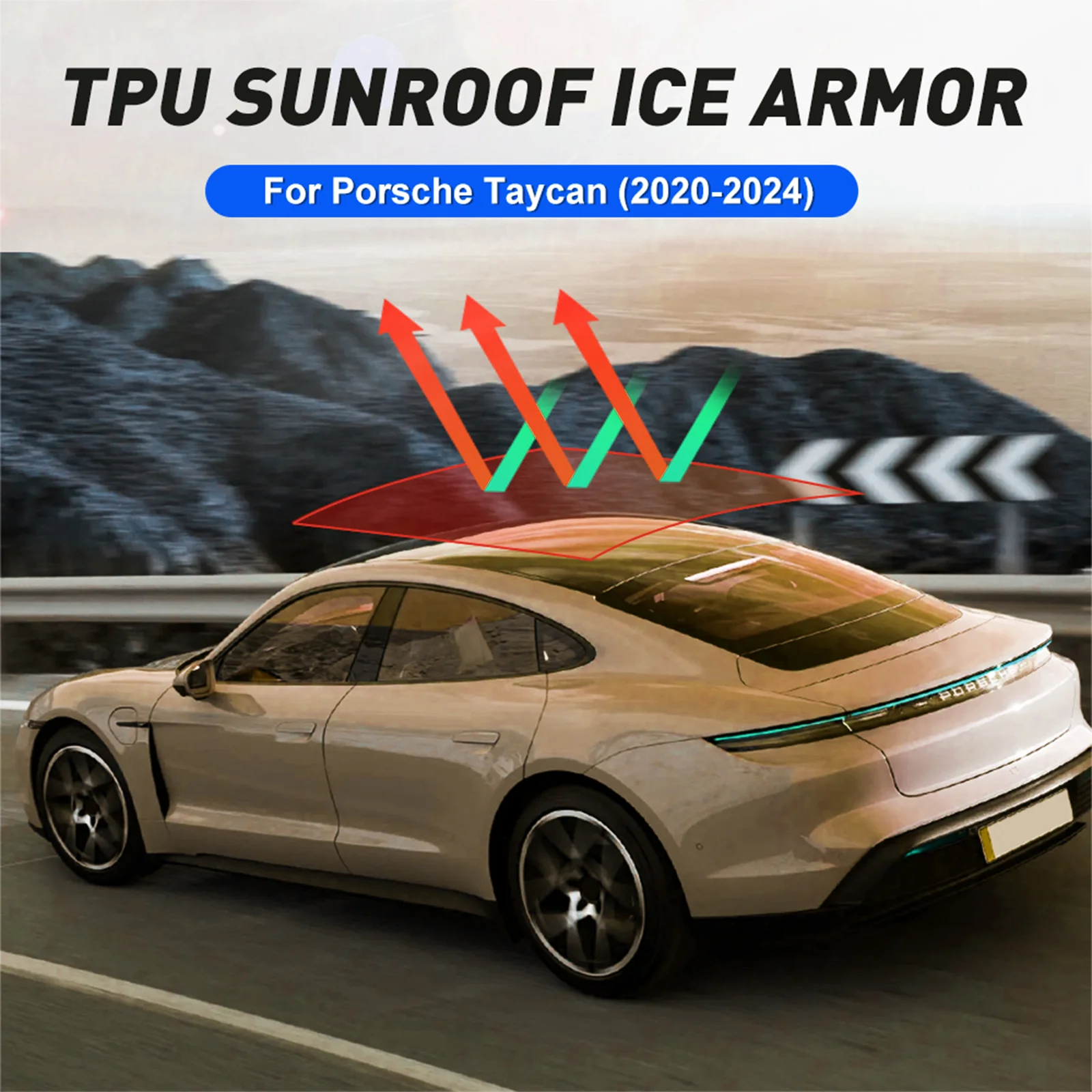 TPU Blue Crystal Pre-Cut Sunroof UV Protection Film for Porsche Taycan 2020 2021 2022 2023 2024 Heat Insulation Awning Supplies
TPU Blue Crystal Pre-Cut Sunroof UV Protection Film for Porsche Taycan 2020 2021 2022 2023 2024 Heat Insulation Awning Supplies