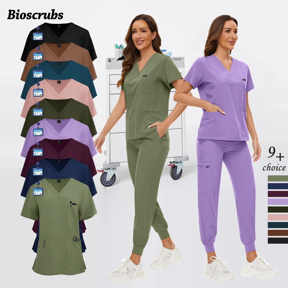 Professional Clinical Uniform Men Women Surgical Scrubs Suit Doctor Nurse Set Medical Clothes Dentist Overalls Pockets Top Pants
Professional Clinical Uniform Men Women Surgical Scrubs Suit Doctor Nurse Set Medical Clothes Dentist Overalls Pockets Top Pants