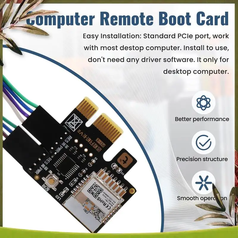 New-Tuya Wifi Computer Power Reset Switch Pcie Card For PC Destop Computer,APP Remote Control,Support Google Home
New-Tuya Wifi Computer Power Reset Switch Pcie Card For PC Destop Computer,APP Remote Control,Support Google Home