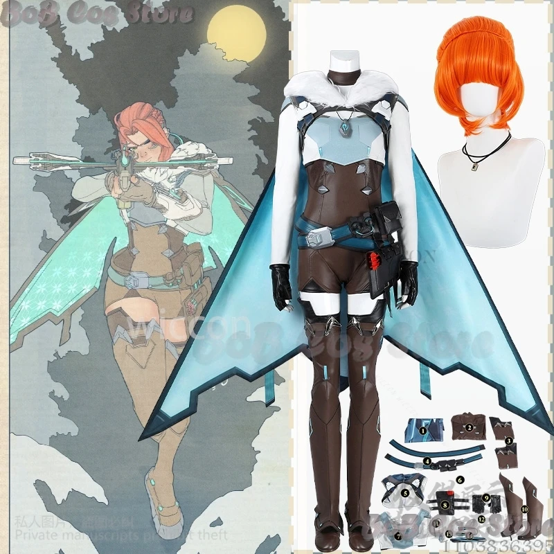 Freya Cosplay Game OWW Anime Clothes Punk Cloak Pu Uniform Necklace Bag Wigs Halloween Party Cos Girl Carnival Halloween Party
Freya Cosplay Game OWW Anime Clothes Punk Cloak Pu Uniform Necklace Bag Wigs Halloween Party Cos Girl Carnival Halloween Party