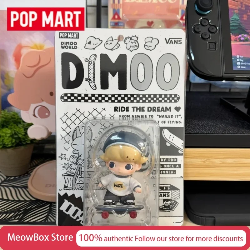 Authentic Pop Mart Dimoo Vans Ride The Dream Series Collectible Skateboard Figure Art Toy Desktop Decoration For Collectors Doll
Authentic Pop Mart Dimoo Vans Ride The Dream Series Collectible Skateboard Figure Art Toy Desktop Decoration For Collectors Doll