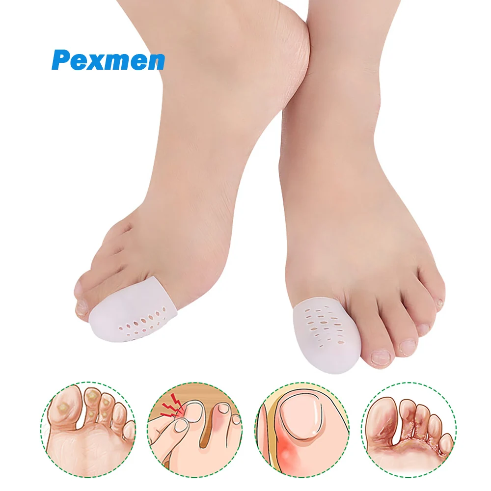 Pexmen 2/4Pcs Gel Big Toe Caps Toe Protectors Silicone Breathable Toe Covers Sleeves for Big Toe Blisters Corns Pain Relief
Pexmen 2/4Pcs Gel Big Toe Caps Toe Protectors Silicone Breathable Toe Covers Sleeves for Big Toe Blisters Corns Pain Relief