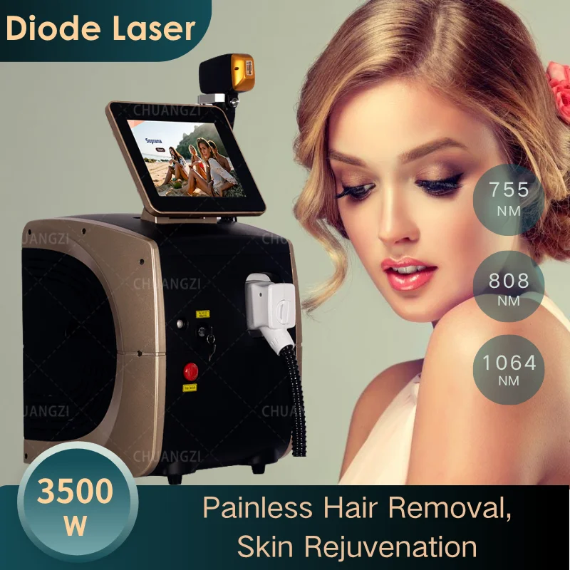 Профессиональный диод 808 нм ледяной титановый лазерный аппарат для удаления волос на теле александритное устройство 3 волны постоянный эпилятор для женщин
Профессиональный диод 808 нм ледяной титановый лазерный аппарат для удаления волос на теле александритное устройство 3 волны постоянный эпилятор для женщин