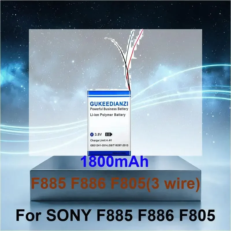 Battery For SONY F885 F886 F805 NWZ-F885 NW-F886 NW-F887
Battery For SONY F885 F886 F805 NWZ-F885 NW-F886 NW-F887