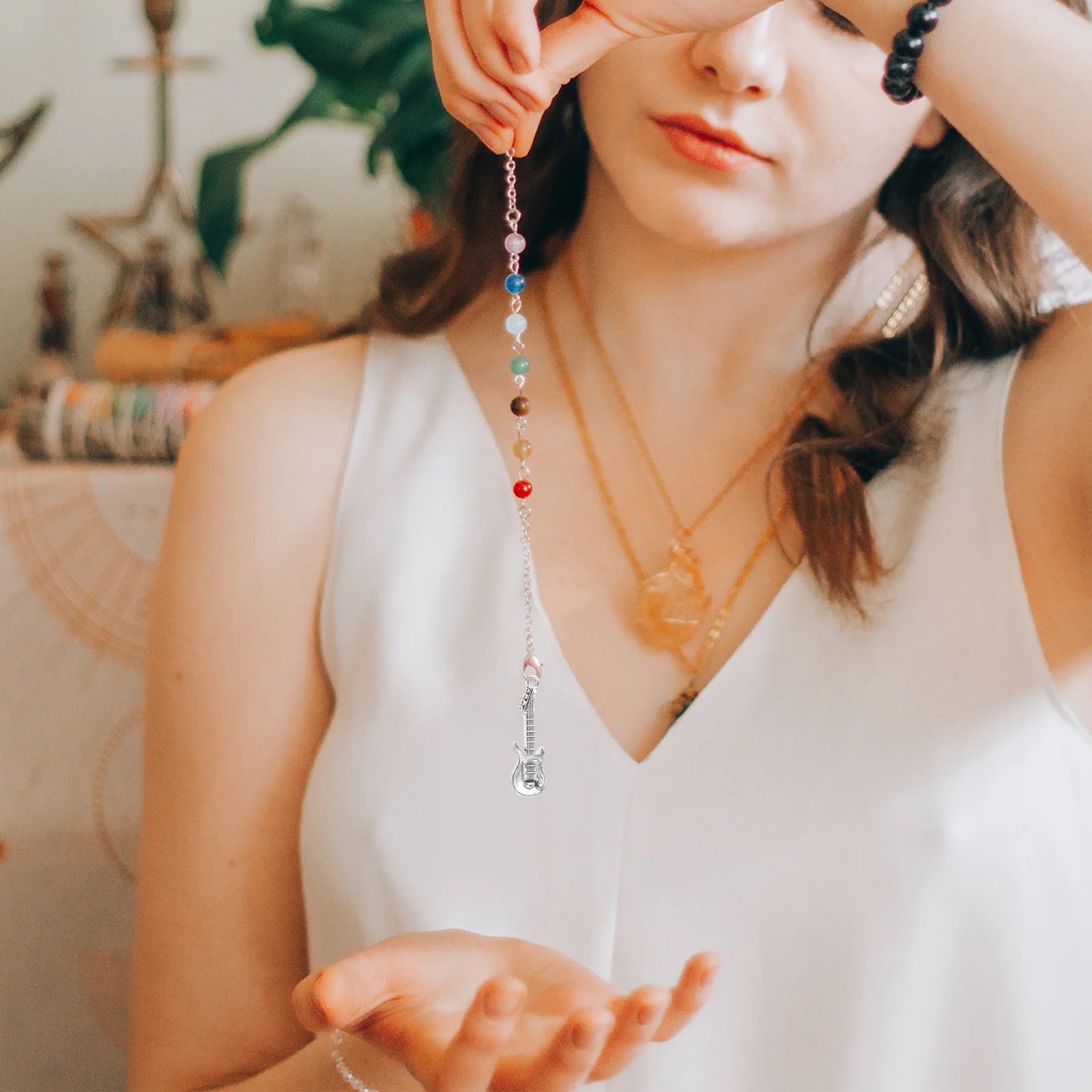 20pcs Guitar Necklace Pendant Alloy DIY Charms Jewelry Making Pendants Bracelet Earrings Musical Instrument Accessories
20pcs Guitar Necklace Pendant Alloy DIY Charms Jewelry Making Pendants Bracelet Earrings Musical Instrument Accessories