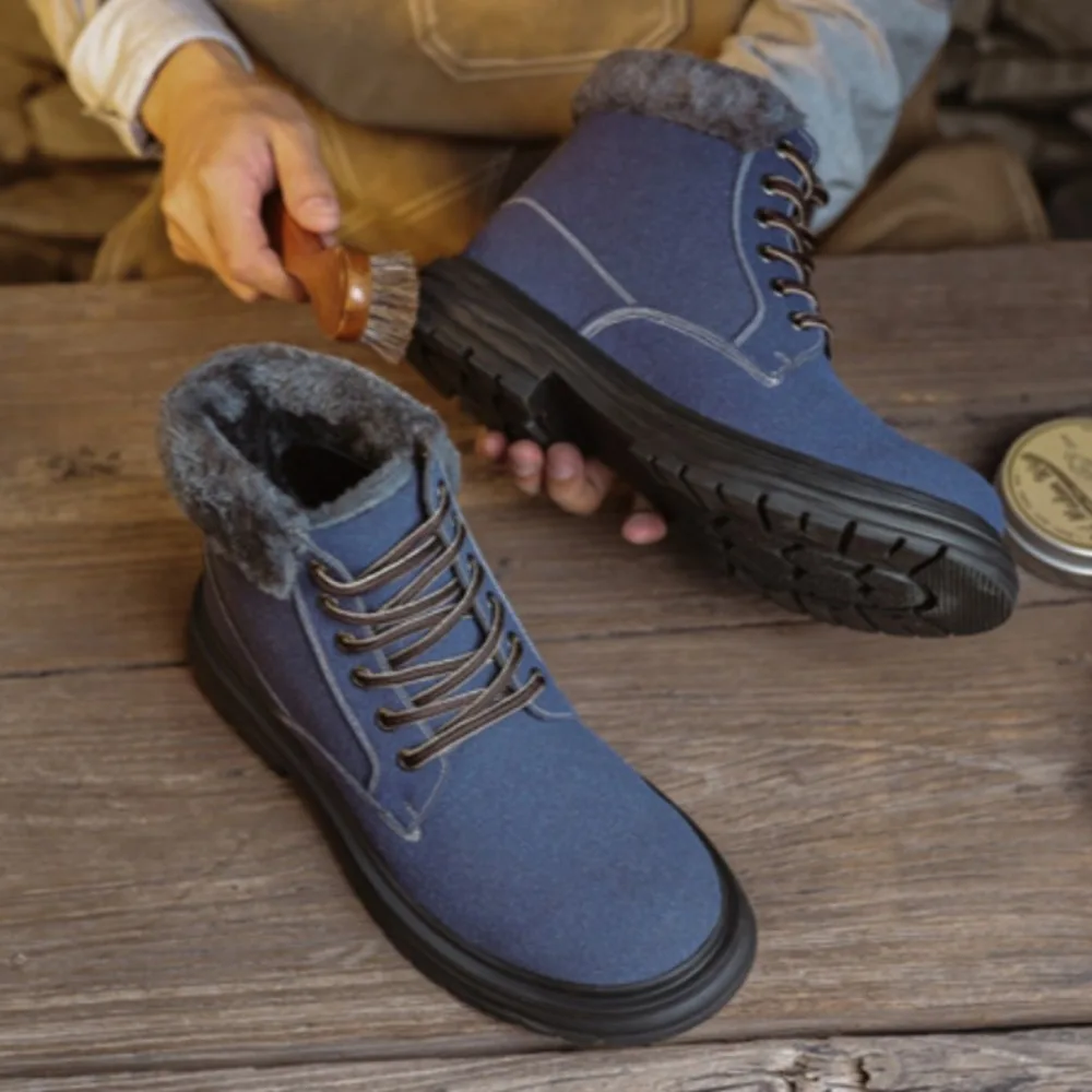 Winter Boots for Men High Top Shoes Winter Men's Outdoor Snow Boots Men's Cotton Boots Men's Winter Shoes Trekking Shoes Men
Winter Boots for Men High Top Shoes Winter Men's Outdoor Snow Boots Men's Cotton Boots Men's Winter Shoes Trekking Shoes Men