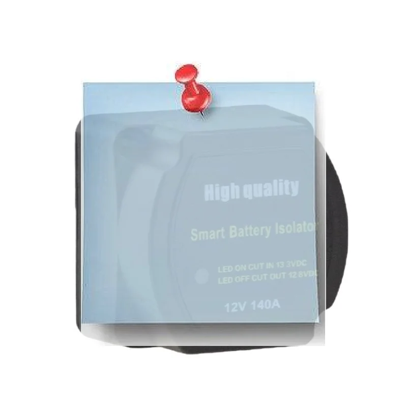 High Quality 1Pcs 12V 140A Voltage Sensitive Split Charge Relay Dual Battery Smart Isolator VSR Car Accessories Relay For Camper
High Quality 1Pcs 12V 140A Voltage Sensitive Split Charge Relay Dual Battery Smart Isolator VSR Car Accessories Relay For Camper