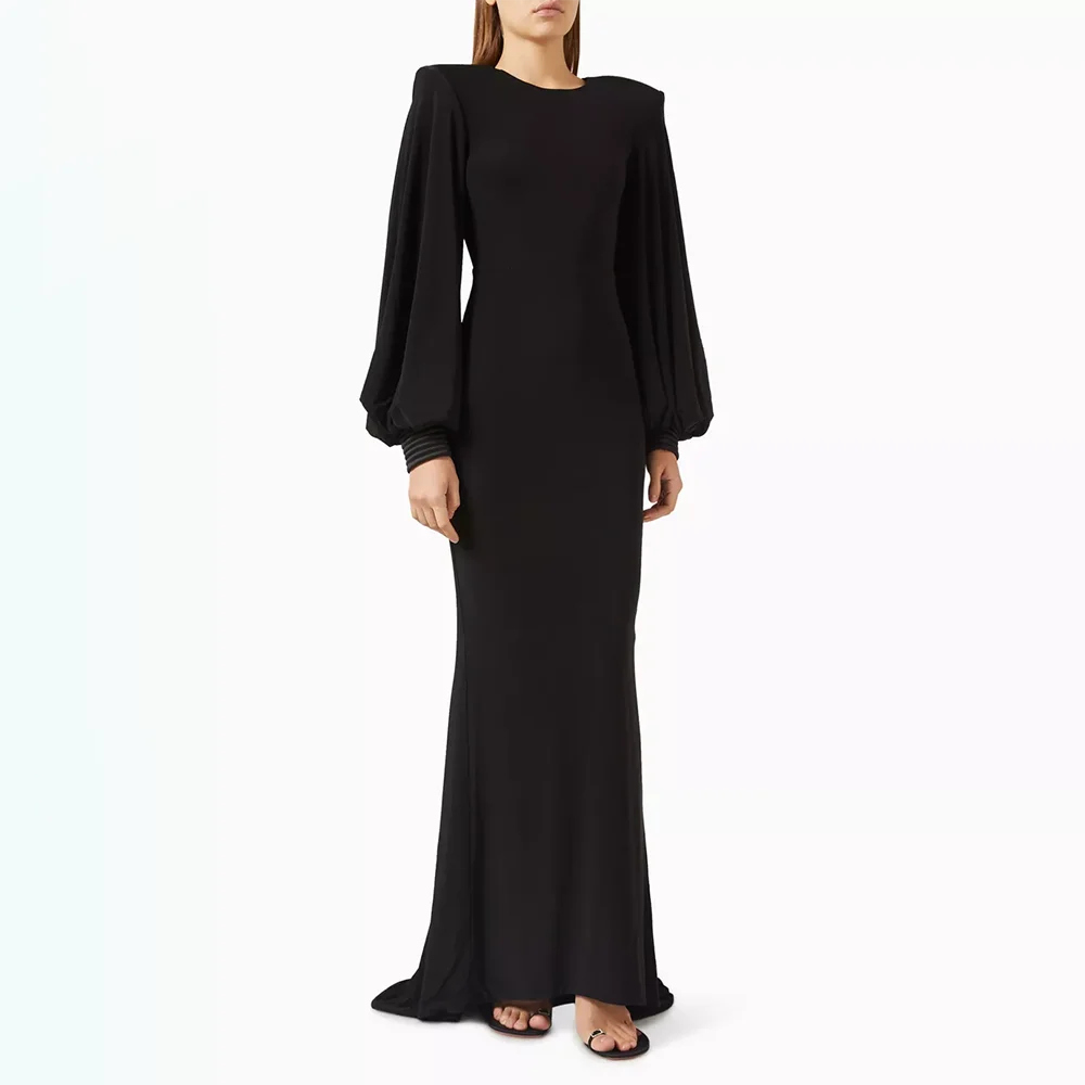 Black Party Dresses for Women 2025 Long Sleeves Party Gowns O-Neck Mermaid Ankle Length Elegant Evening Dress Customized
Black Party Dresses for Women 2025 Long Sleeves Party Gowns O-Neck Mermaid Ankle Length Elegant Evening Dress Customized