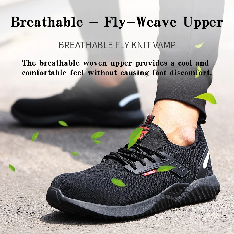 Safety shoes for men, anti-shatter and anti-puncture work shoes, lightweight and breathable work shoes, durable safety shoes
Safety shoes for men, anti-shatter and anti-puncture work shoes, lightweight and breathable work shoes, durable safety shoes