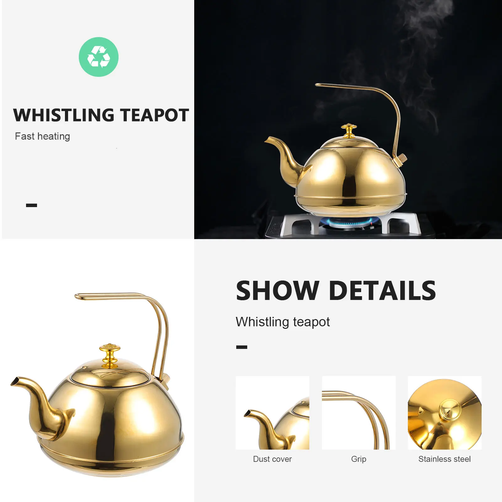 Stainless Steel Tea Kettle Gas Stove Teakettle Coffee Teapot Filter Outdoor Boiling Glossy Easy Clean Built Strainer
Stainless Steel Tea Kettle Gas Stove Teakettle Coffee Teapot Filter Outdoor Boiling Glossy Easy Clean Built Strainer