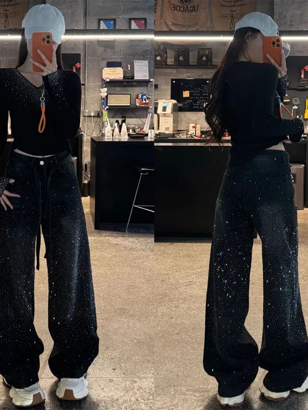 High Waist Loose Fit adient Loose Feel Knife Denim Jeans Women's Spring New Sle Commute Sle Waed Medium Hardn
High Waist Loose Fit adient Loose Feel Knife Denim Jeans Women's Spring New Sle Commute Sle Waed Medium Hardn